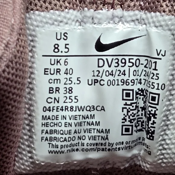 New Nike Free Metcon 5 'Smokey Mauve' Women's Workout Shoes Size 8.5 - Picture 8 of 8